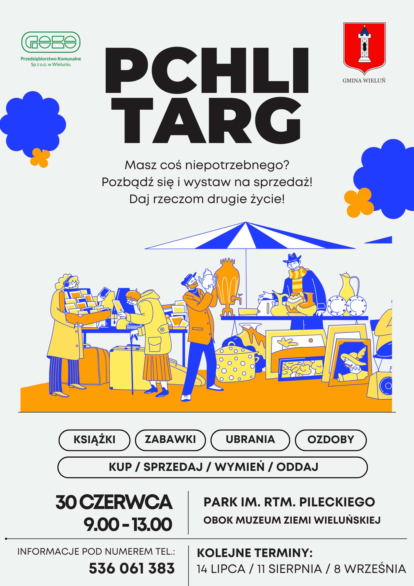 Wieluń. Zaproszenie na Pchli Targ