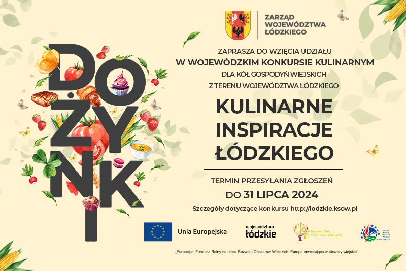 Łódzkie inspiruje kulinarnie. Konkurs dożynkowy dla kół gospodyń