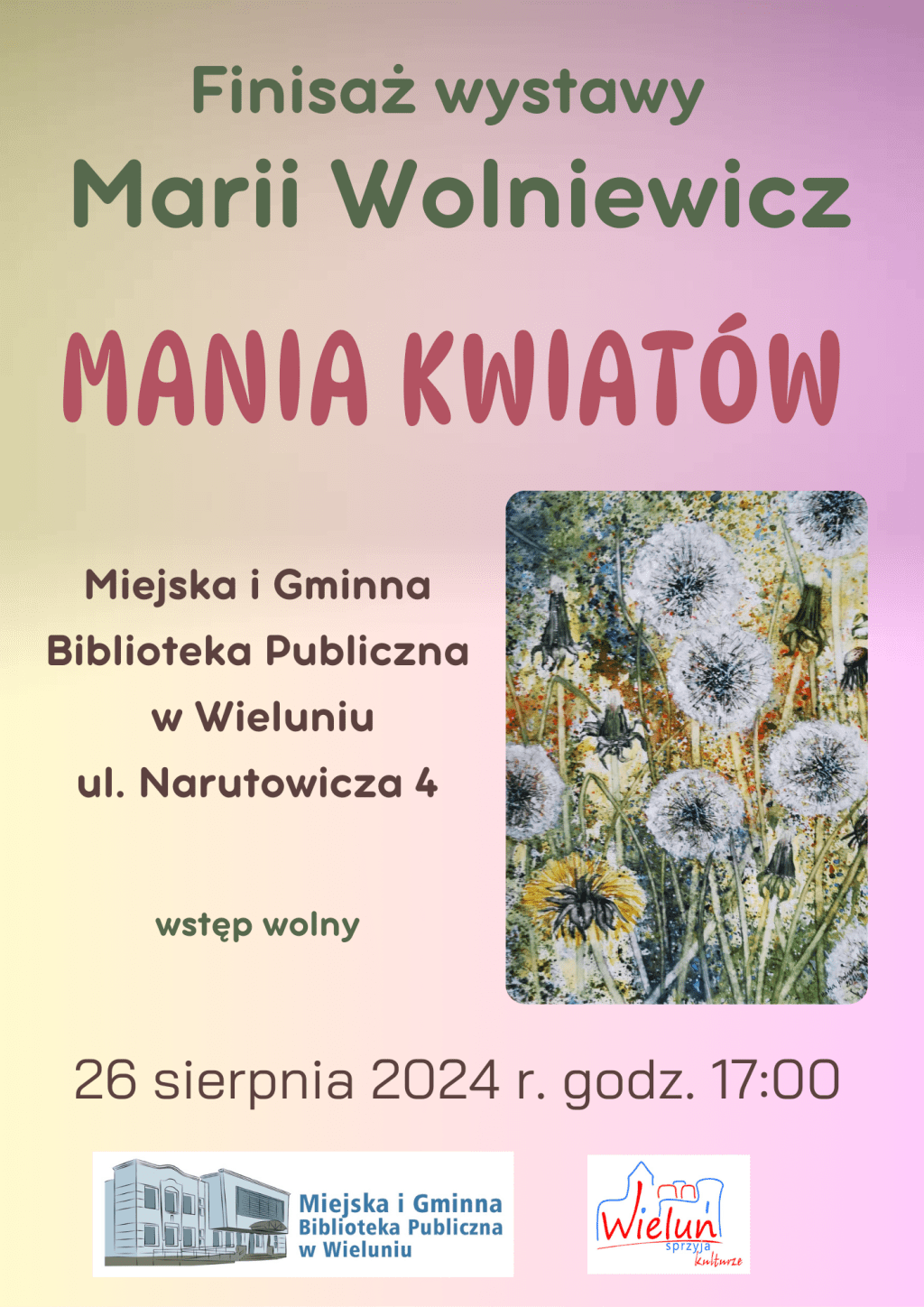 Wieluń. Dobiega końca wystawa w bibliotece
