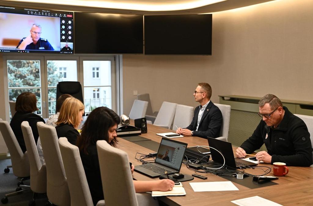 Posiedzenie Wojewódzkiego Zespołu Zarządzania Kryzysowego