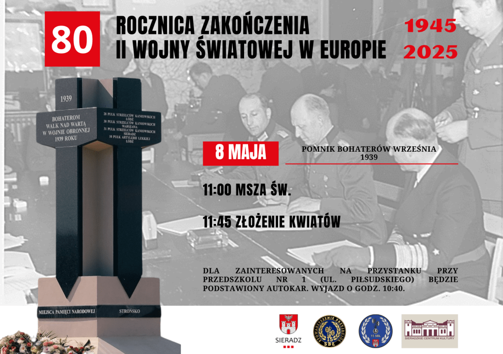 Sieradz. 80. rocznica zakończenia wojny w Europie