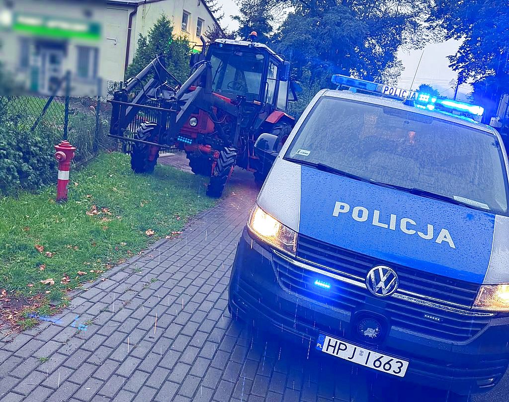 Żytniki. Pijany kierował ciągnikiem rolniczym