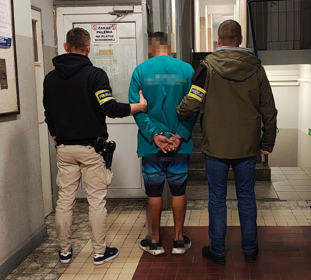 Raducki Folwark. Był nietrzeźwy oraz posiadał narkotyki